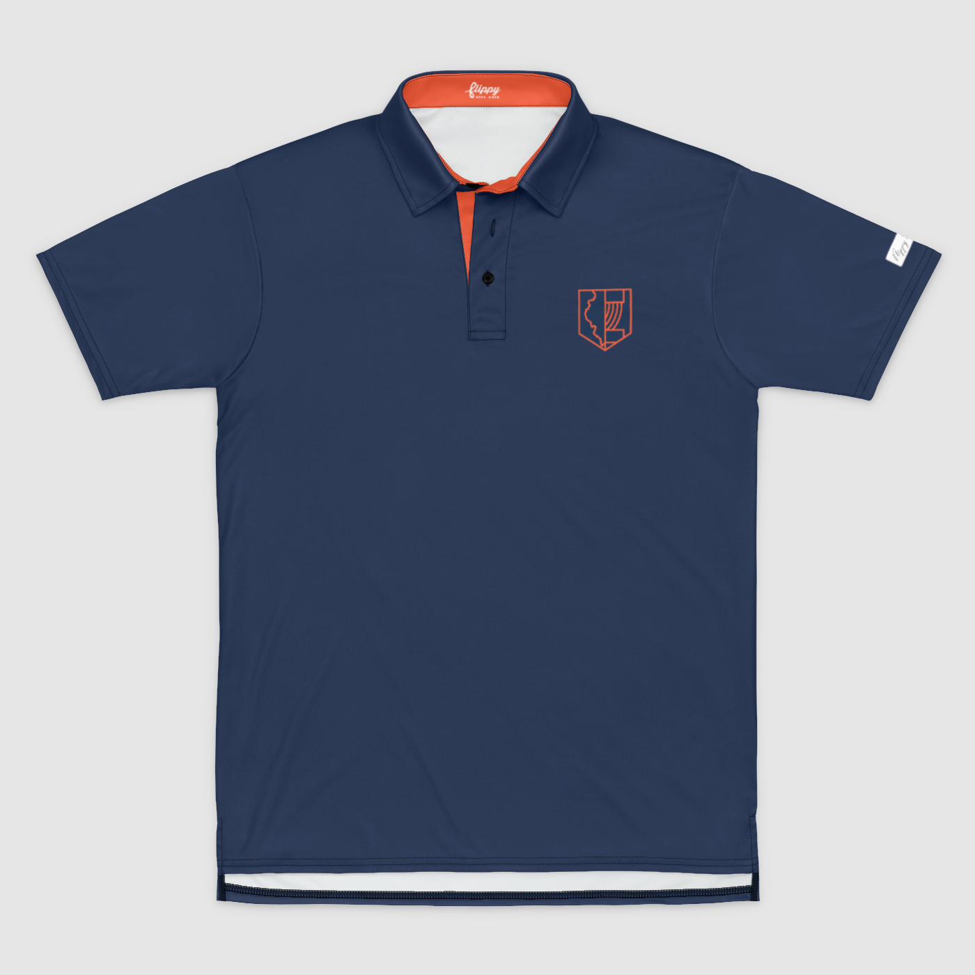 ILLINI Navy Polo Shirt