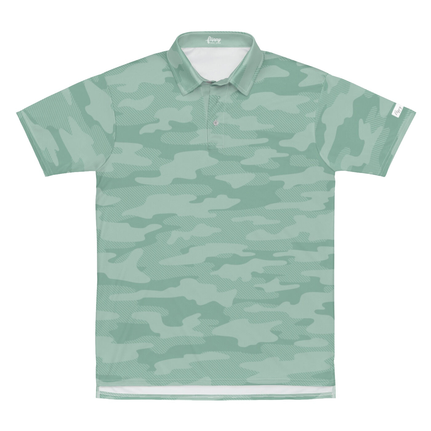Jade Green Camo SolPro Polo