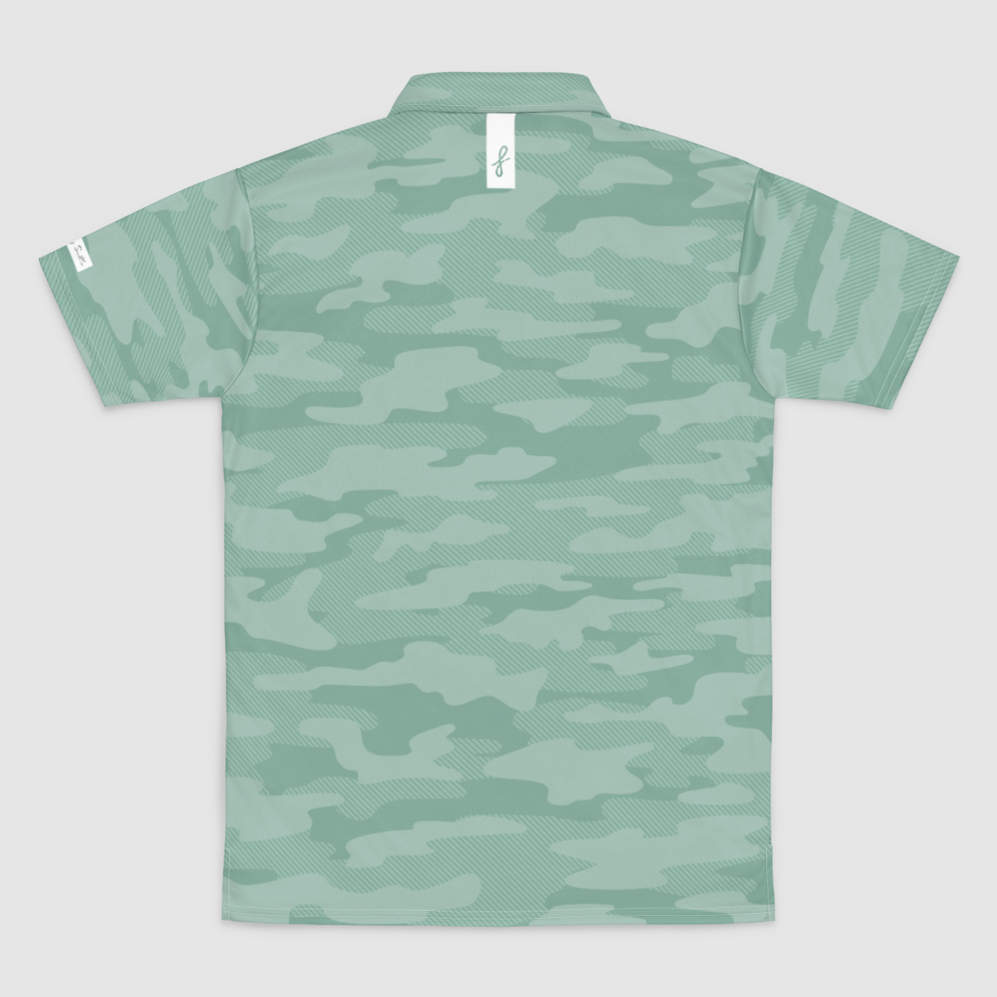 Jade Green Camo SolPro Polo