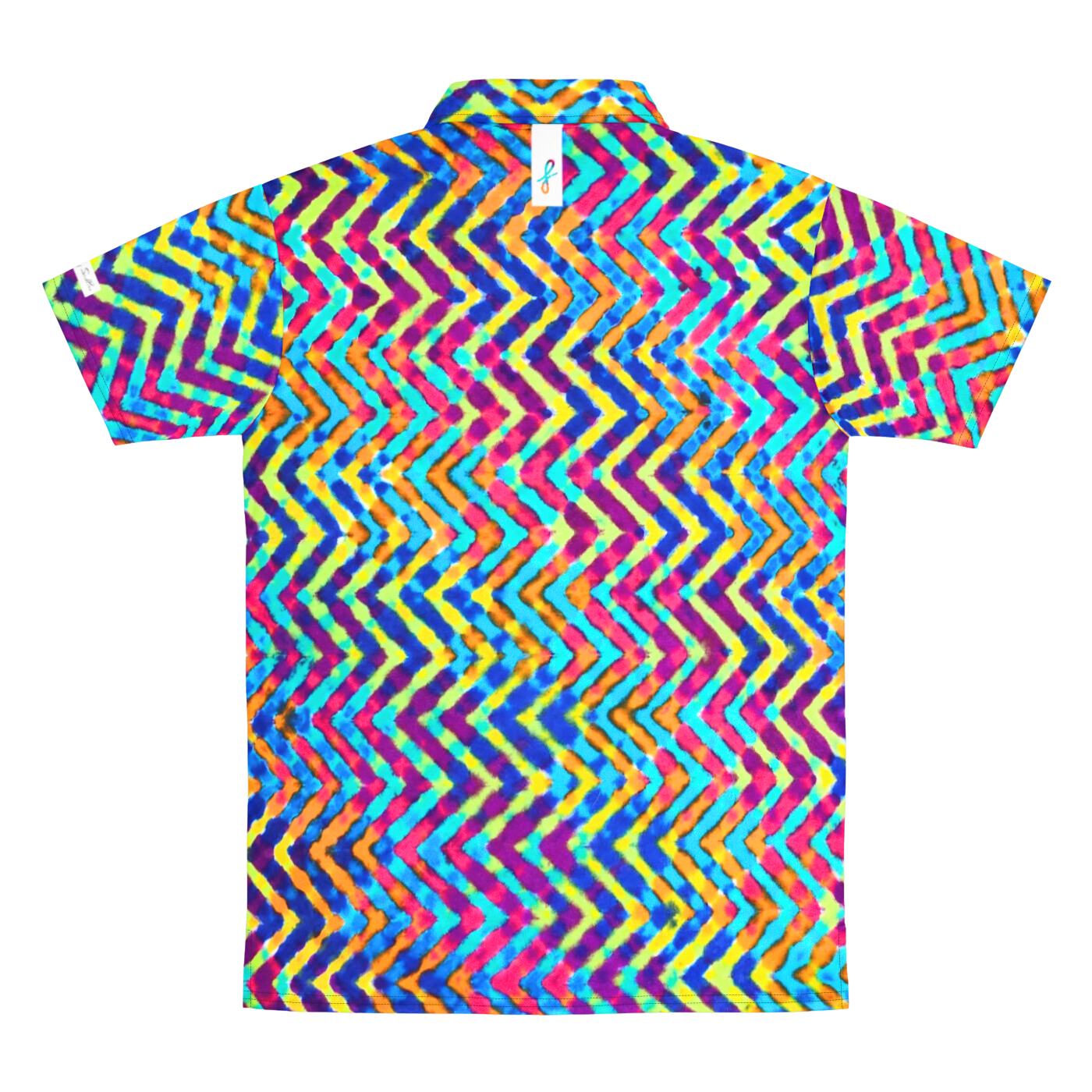 Wild Tie Dye SolPro Polo by Steven J