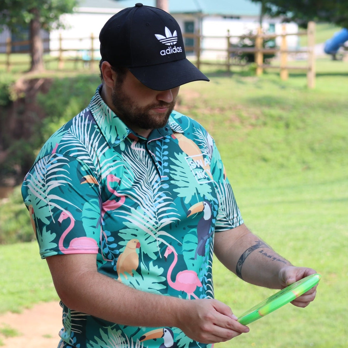Birds of Paradise Swanky SolPro Polo