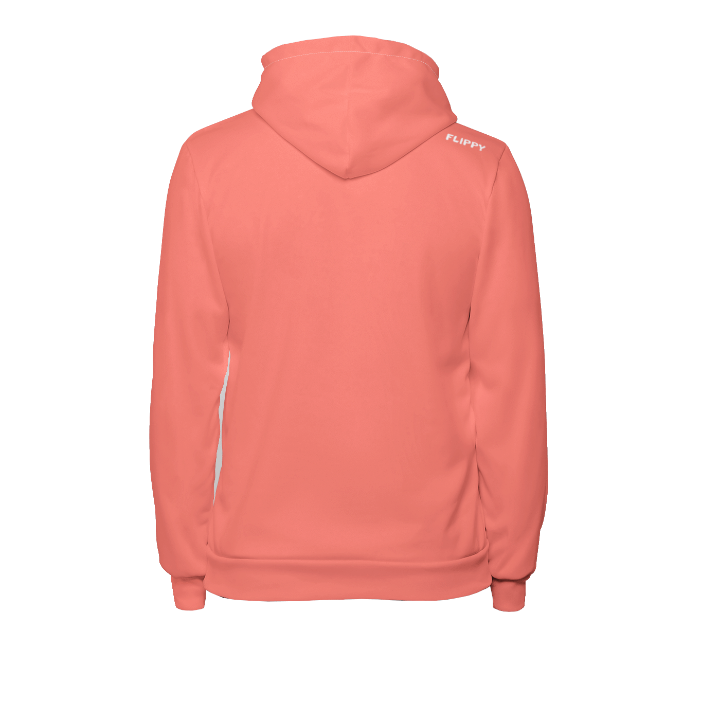 Coral Red Pullover Hoodie