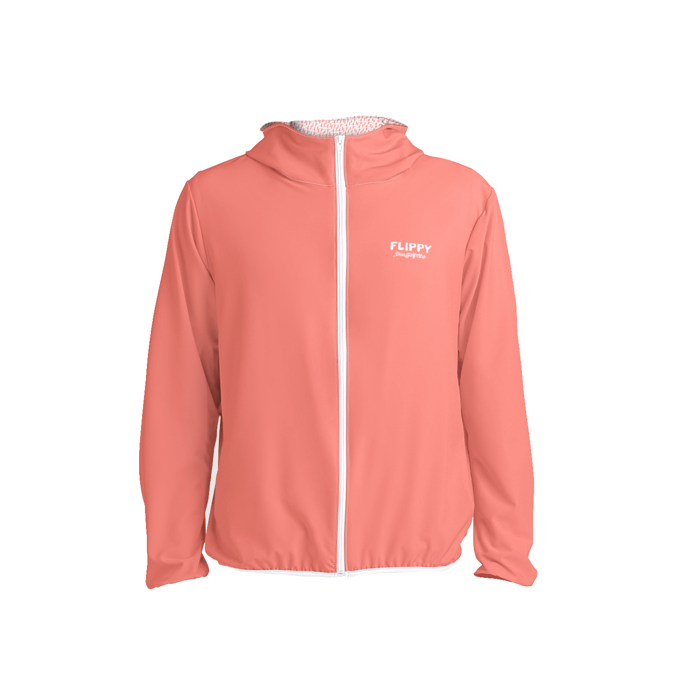 Coral Orange Windbreaker