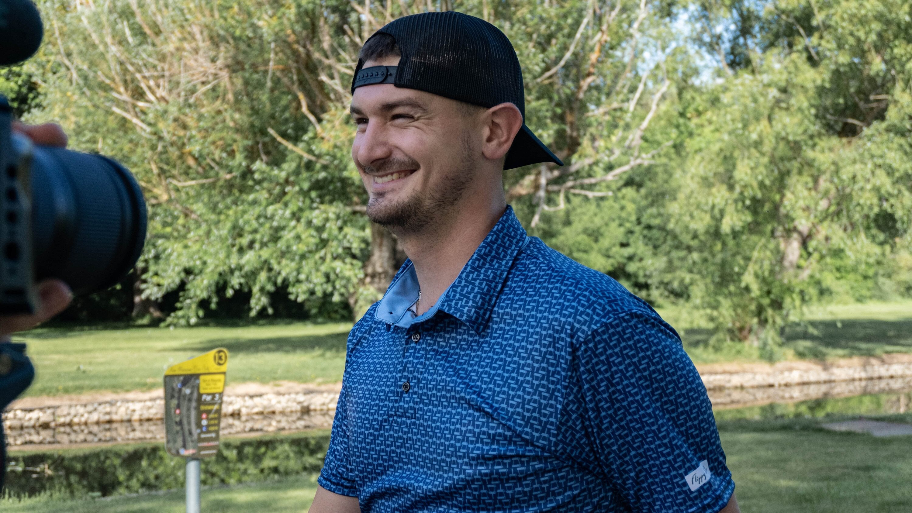 Foundation Signature Navy SolPro Polo