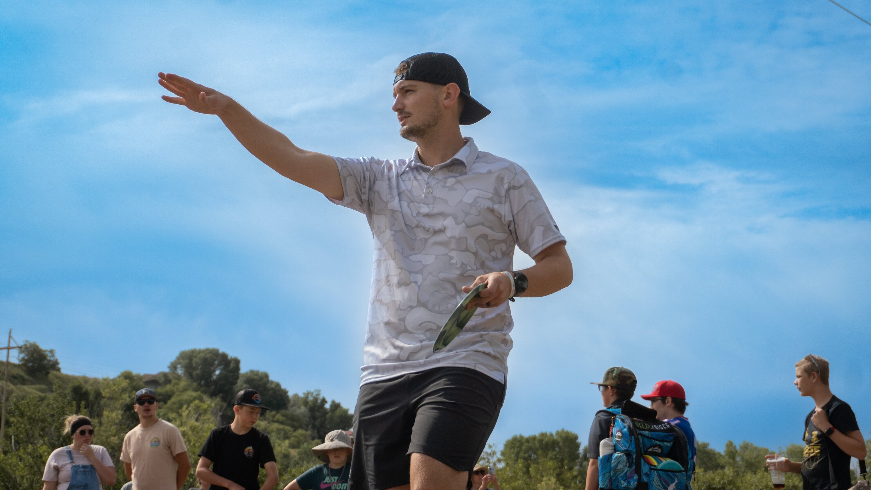 Foundation Grey Bear Camo SolPro Polo