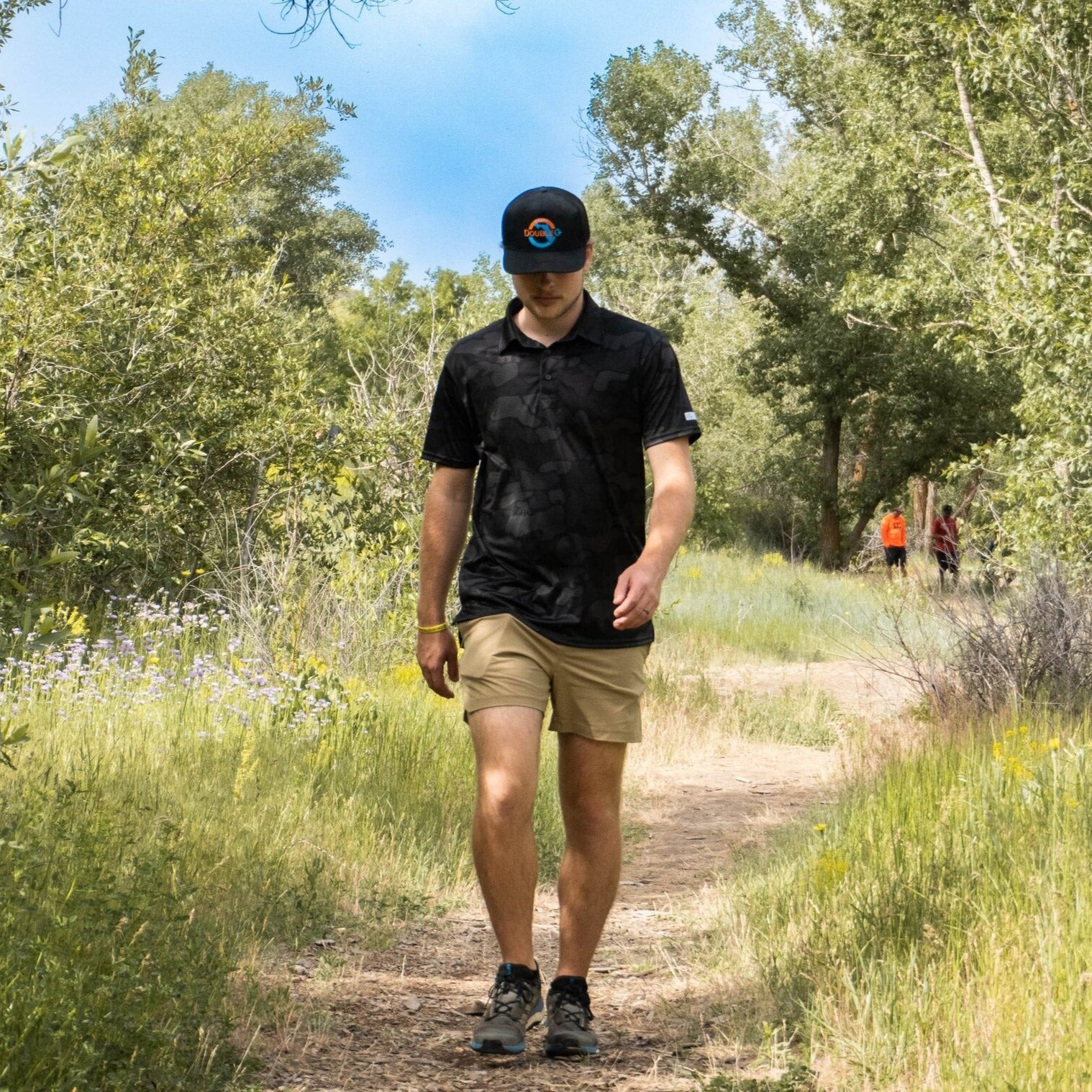 Foundation Black Bear Camo SolPro Polo