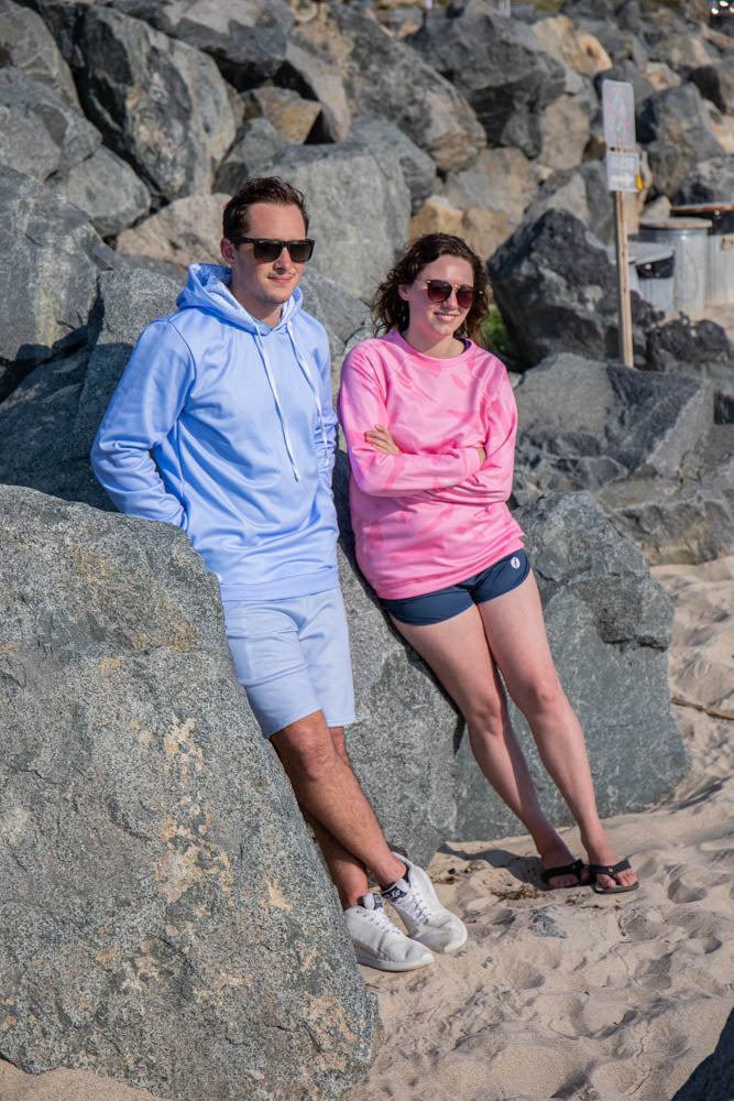 Sky Blue Pullover Hoodie