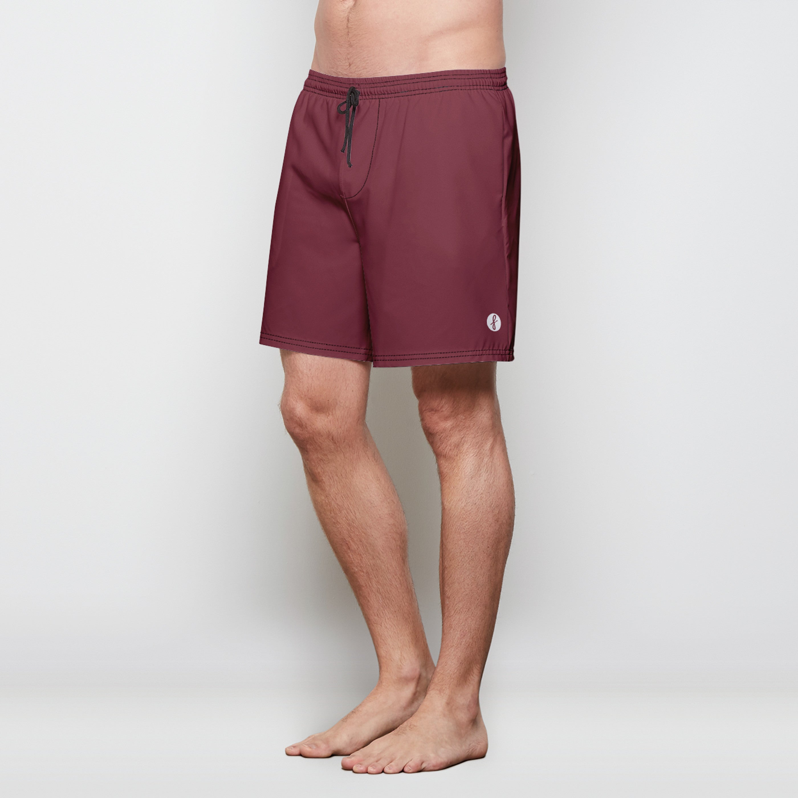 Maroon Red Hybrid Shorts