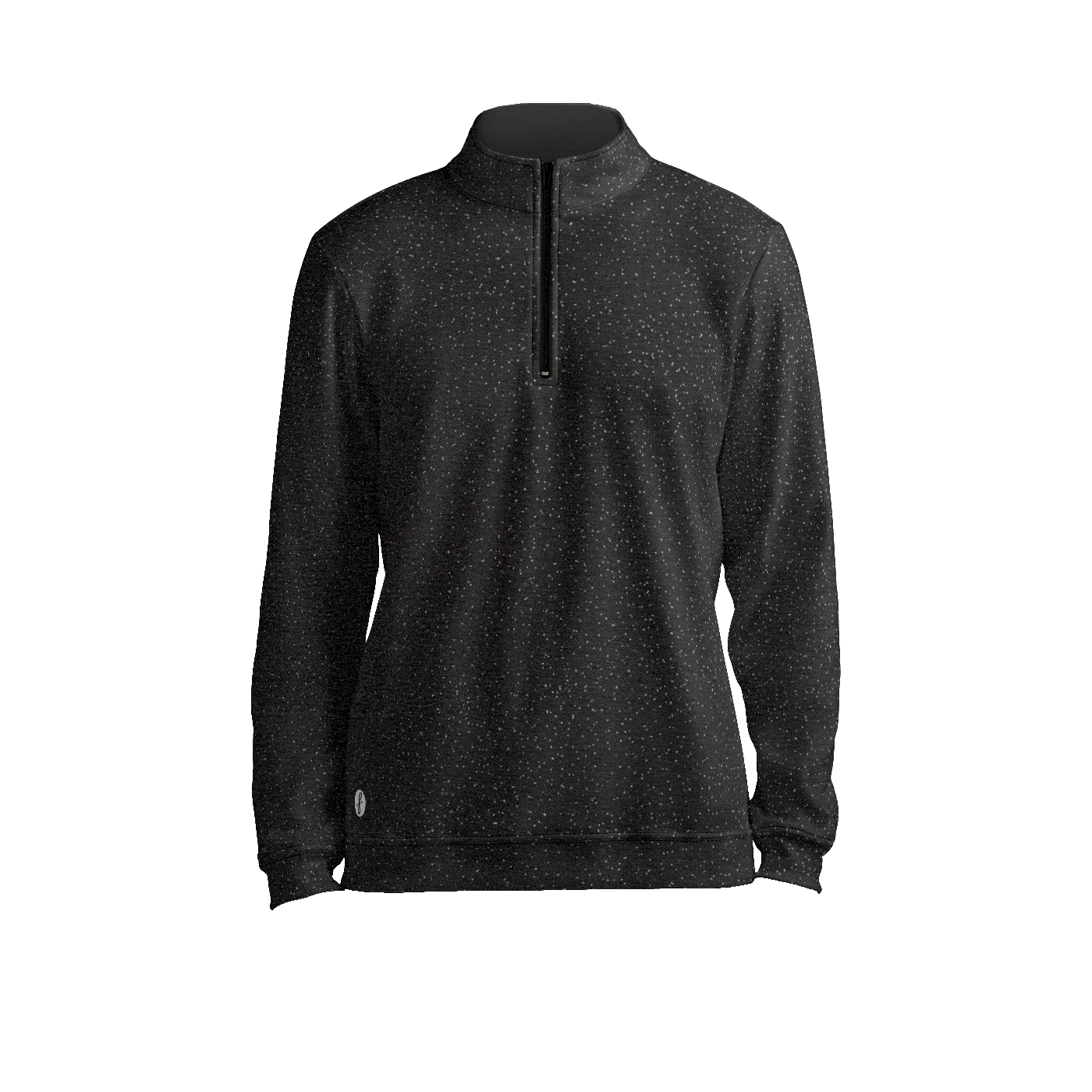 Space Black Quarter Zip Pullover