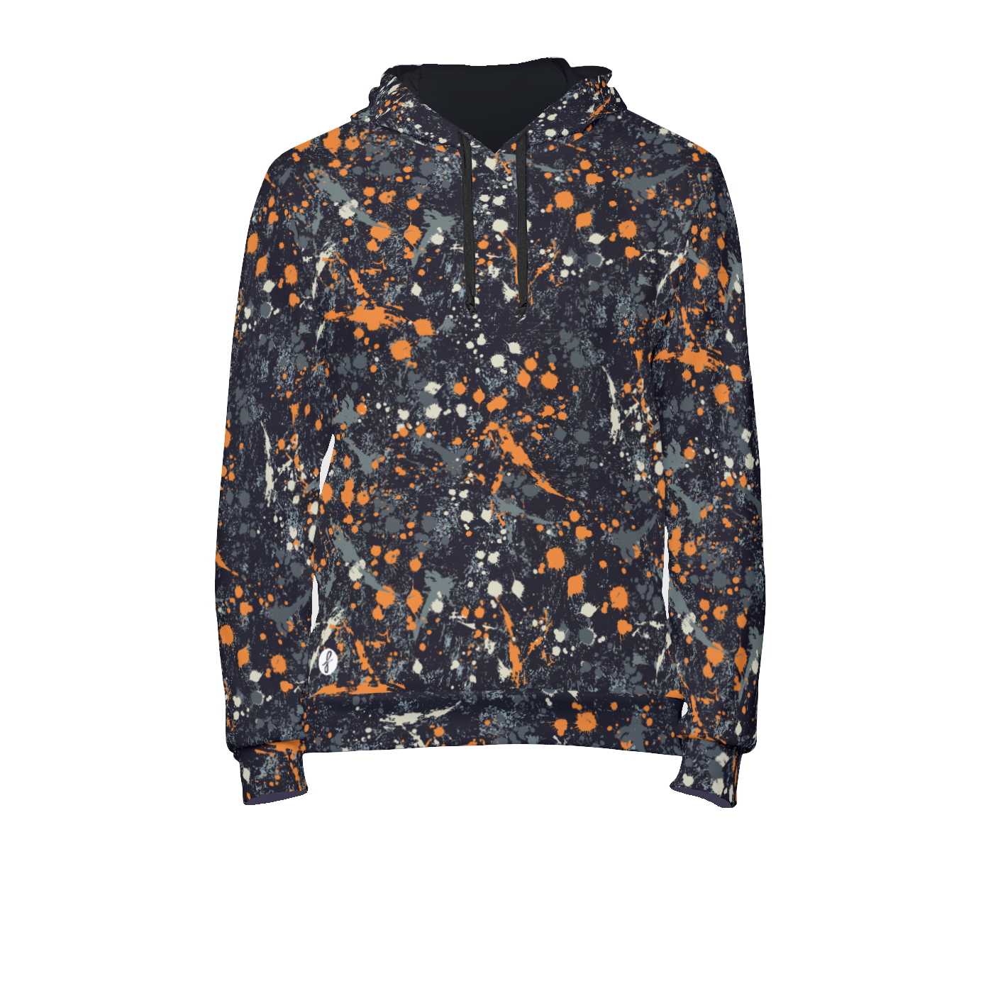 Swanky Splatter Pullover Hoodie