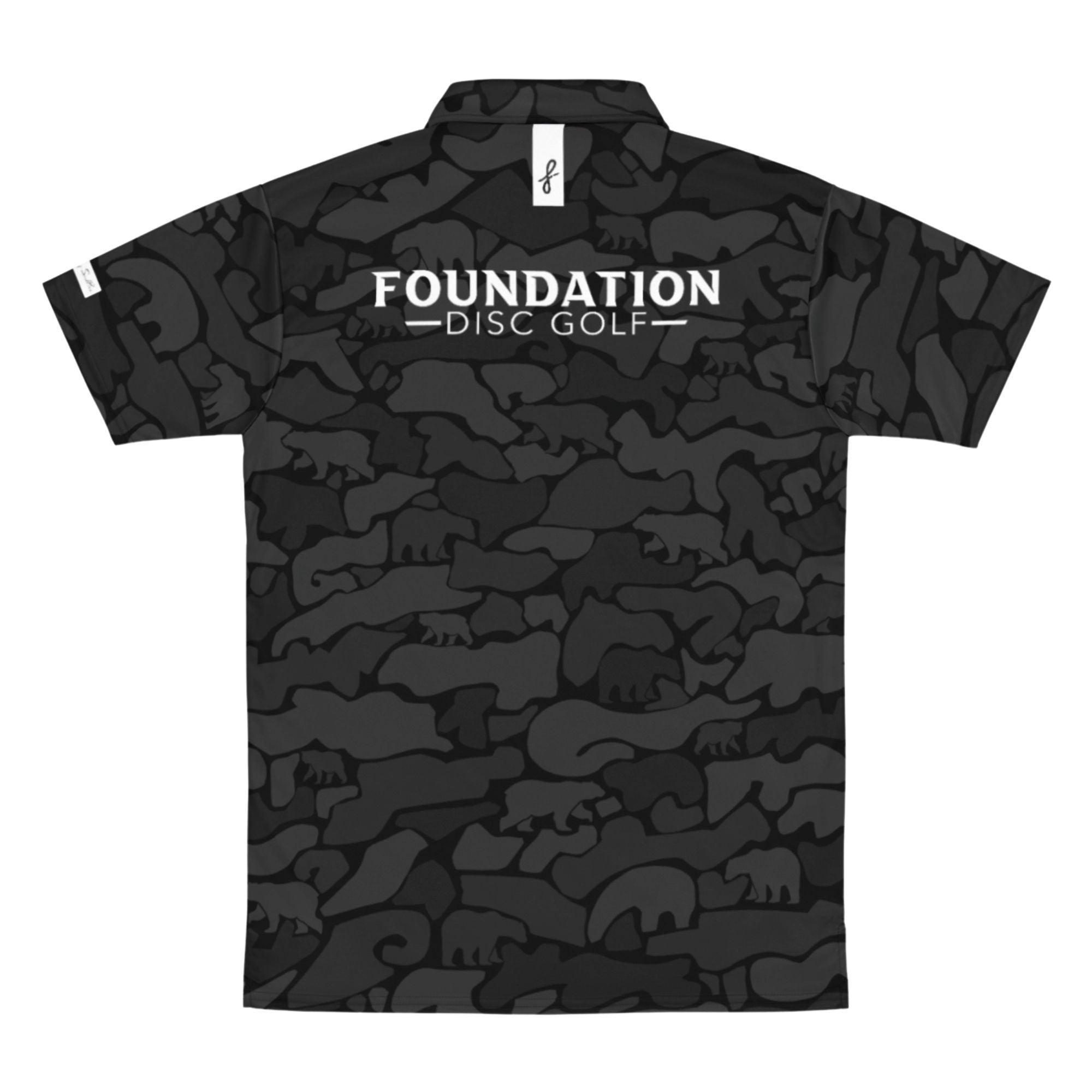 Foundation Black Bear Camo SolPro Polo