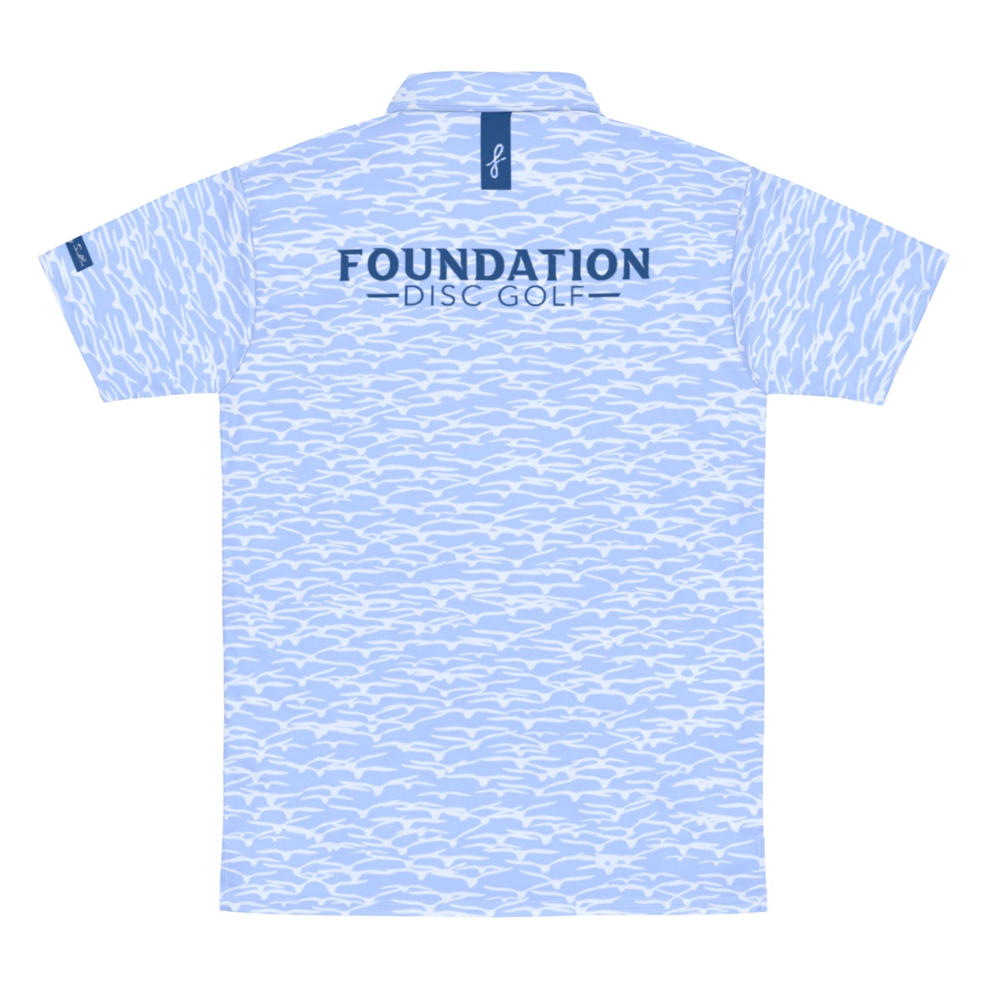 Foundation Sky Blue Flock SolPro Polo