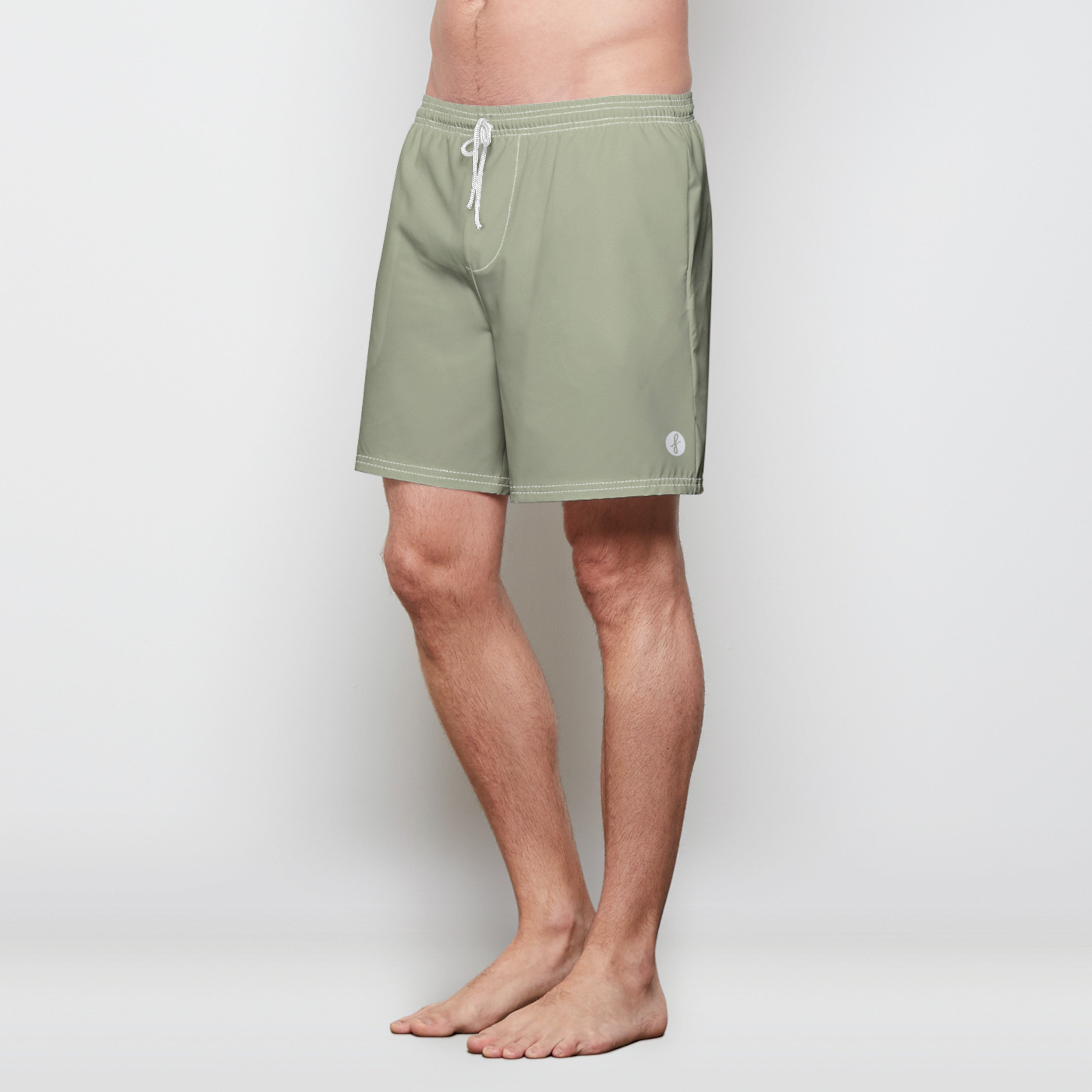 Olive Green Hybrid Shorts